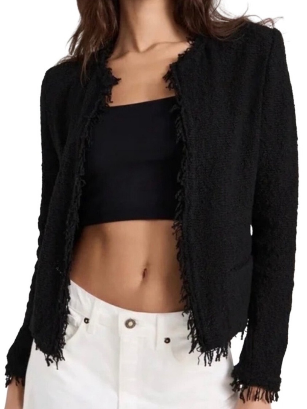 IRO Shavani Boucle Fringe Jacket